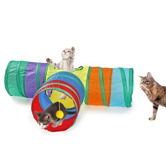 Cat Long Tunnel Toy with Ball for All Ages