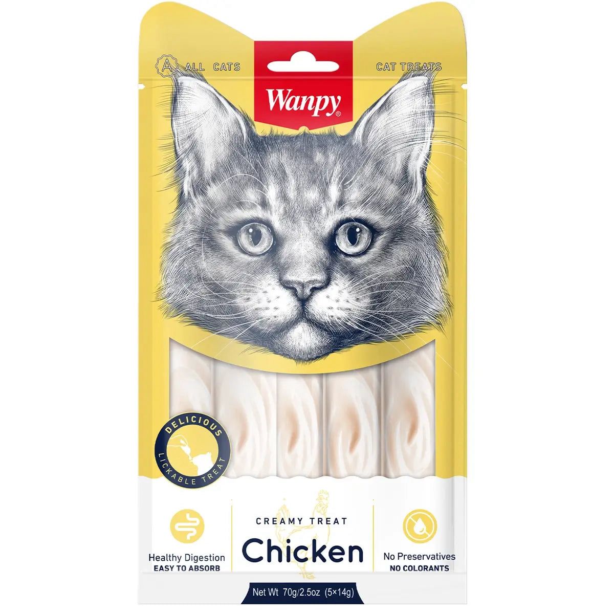 Wanpy Creamy Treat for Cats